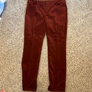 Talbots straight leg corduroy pants